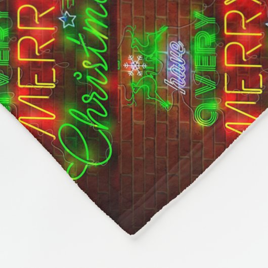 Couverture Polaire Neon A Un Très Joyeux Noël (Coin)