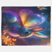 Couverture Polaire Neon Bunny (Devant (Horizontal))