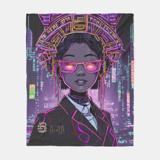 Couverture Polaire Neon Future ID1028 (Devant)