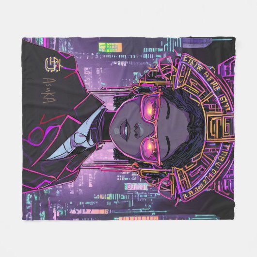 Couverture Polaire Neon Future ID1028 (Devant (Horizontal))