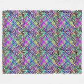 Couverture Polaire Neon plaid (Devant (Horizontal))