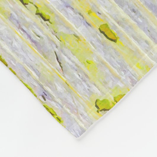 Couverture Polaire Néoplasticisme amusant style d'art en bois personn (Coin)