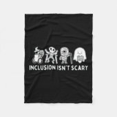 Couverture Polaire N'est pas effrayant professeur Skeleton Ghost mign (Devant)