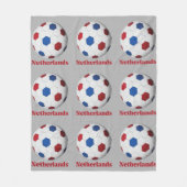 Couverture Polaire Netherlands Soccer (Devant)