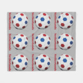 Couverture Polaire Netherlands Soccer (Devant (Horizontal))