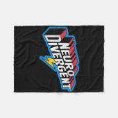 Couverture Polaire Neurodivergent Adhd Autisme Héros Asd Célébrer Neu (Devant (Horizontal))