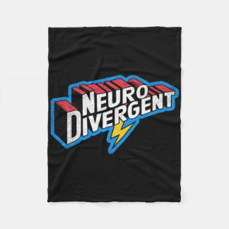 Couverture Polaire Neurodivergent Adhd Autisme Héros Asd Célébrer Neu
