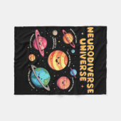 Couverture Polaire Neurodiversité Univers Éducation Spéciale Autisme (Devant (Horizontal))