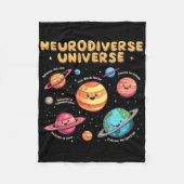 Couverture Polaire Neurodiversité Univers Éducation Spéciale Autisme (Devant)
