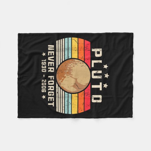 Couverture Polaire Never Forget Shirt. Retro Style Funny Space, Scien (Devant (Horizontal))