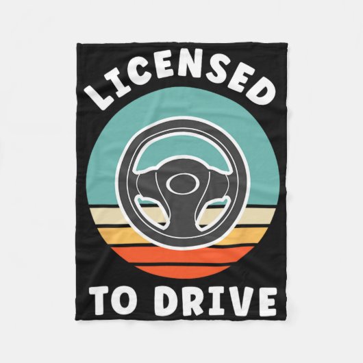 Couverture Polaire New Driver Driver's Permit Celebration Teen Driver (Devant)