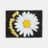 Couverture Polaire New Hampshire Vacation Flower Meadow Daisy Petals  (Devant (Horizontal))