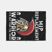 Couverture Polaire New Hip Replacement Men Women Warrior Awareness Gi (Devant (Horizontal))