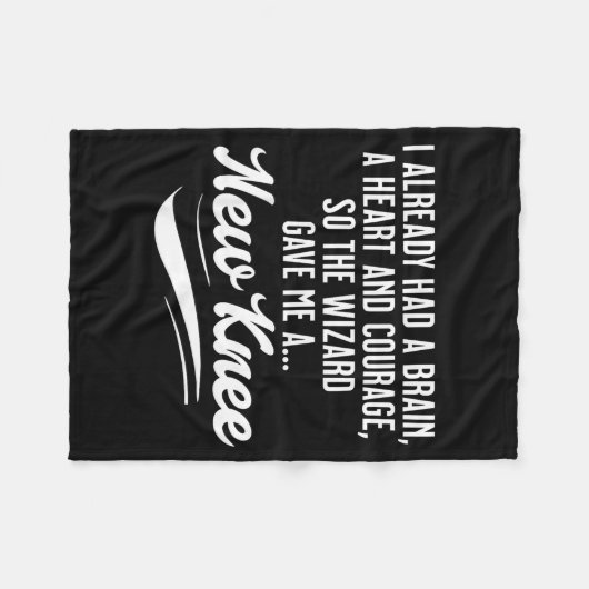 Couverture Polaire New Knee Funny Wizard Knee Replacement Surgery Rec (Devant (Horizontal))