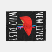 Couverture Polaire New Liver Who Dis Men Women Liver Transplant Recie (Devant (Horizontal))