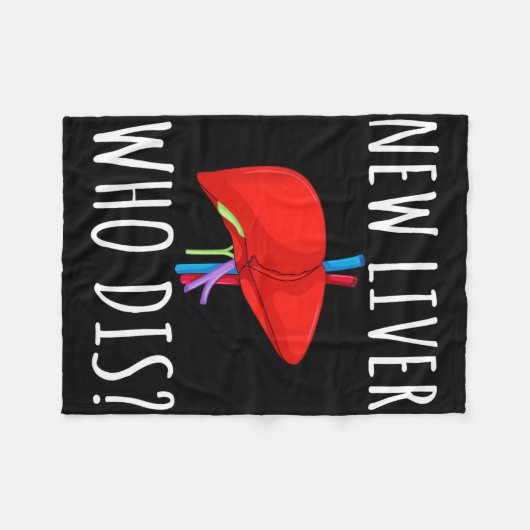 Couverture Polaire New Liver Who Dis Men Women Liver Transplant Recie (Devant (Horizontal))