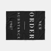 Couverture Polaire New Order Substance Baseball  (Devant (Horizontal))