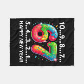 Couverture Polaire New Year 67 Candy Countdown Funny Happy New Year 2 (Devant (Horizontal))