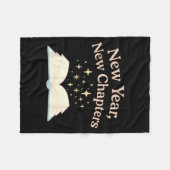 Couverture Polaire New Year New Chapters Cozy Reading For Book Lovers (Devant (Horizontal))
