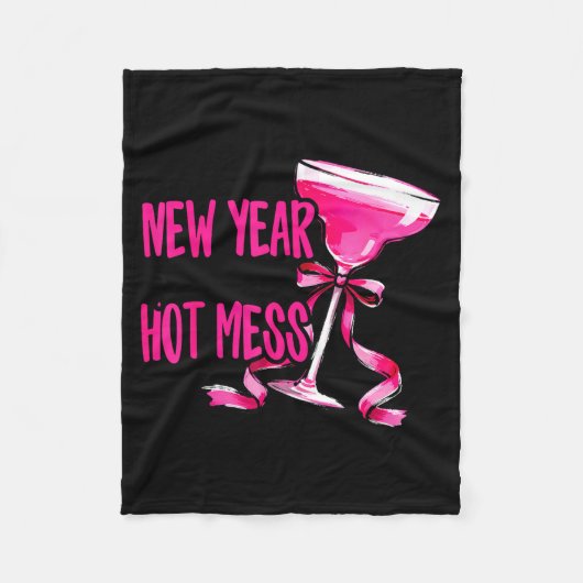 Couverture Polaire New Year Same Hot Mess Happy New Year 2026 Party (Devant)