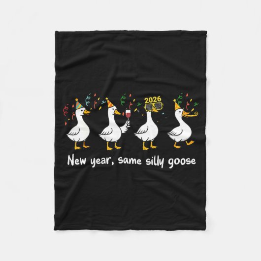 Couverture Polaire New Year Same Silly Goose Family Matching New Year (Devant)