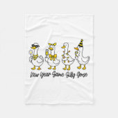 Couverture Polaire New Year Same Silly Goose Funny 2026 New Year Funn (Devant)