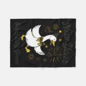 Couverture Polaire New Year Same Silly Goose New Year's Eve Party Fir (Devant (Horizontal))