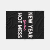 Couverture Polaire New Years Eve Outfits Women, Funny New Year Same M (Devant (Horizontal))