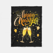 Couverture Polaire New Years Eve Party Supplies Nye Matching Happy Ne (Devant)
