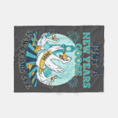 Couverture Polaire New Years Goose 2026 Celebration Fun (Devant (Horizontal))
