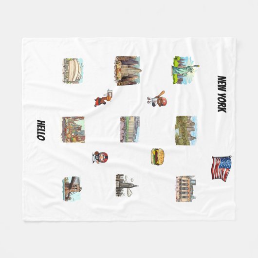 Couverture Polaire New York (Devant (Horizontal))