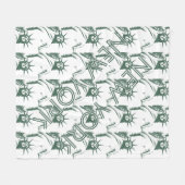 Couverture Polaire New York Souvenir Blanket Statue de la Liberté Déc (Devant (Horizontal))