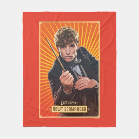 Couverture Polaire Newt Scamander Character Graphic (Devant)