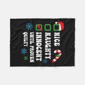 Couverture Polaire Nice Naughty Innocent Jusqu'À La Culpabilité Prove (Devant (Horizontal))