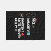 Couverture Polaire Nice Naughty Innocent Jusqu'À La Culpabilité Prove (Devant (Horizontal))