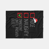 Couverture Polaire Nice Naughty Innocent Jusqu'À La Culpabilité Prove (Devant (Horizontal))