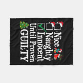 Couverture Polaire Nice naughty innocent jusqu'à preuve de culpabilit (Devant (Horizontal))