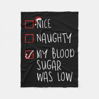 Couverture Polaire Nice Naughty Mon Sucre De Sang Était Faible Diab D