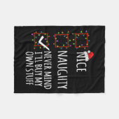 Couverture Polaire Nice Naughty Never Mind Ill Acheter Mes Propres St (Devant (Horizontal))