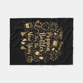 Couverture Polaire Nicu Crew Pn Bottles For The New Year Cute Nurse  (Devant (Horizontal))