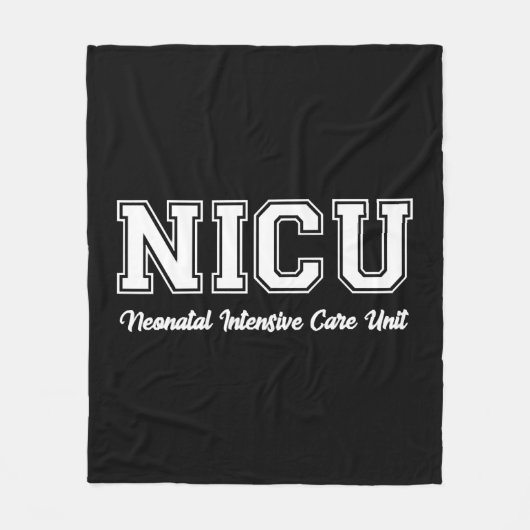 Couverture Polaire NICU Nurse design Cadeau pour femmes (Devant)