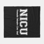 Couverture Polaire NICU Nurse design Cadeau pour femmes (Devant (Horizontal))