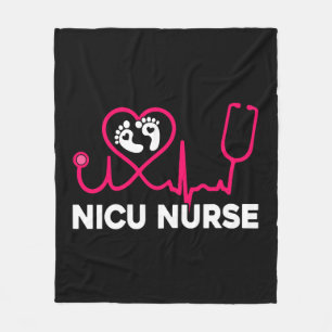 Couverture Polaire Nicu Nurse Heartbeat