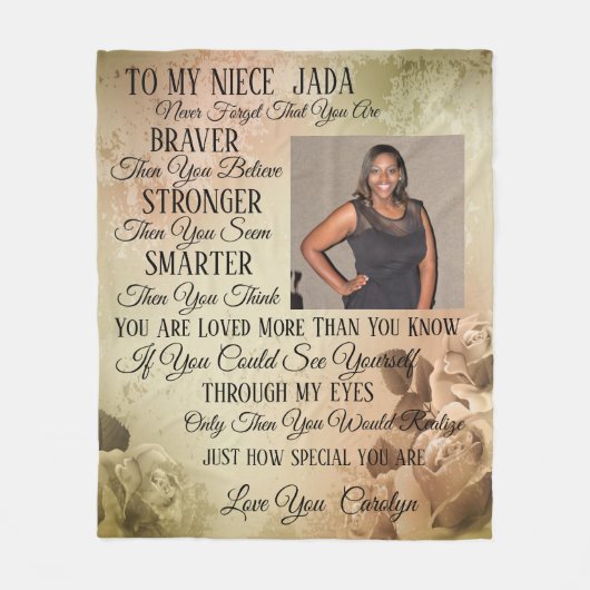 Couverture Polaire Nièce (Devant)