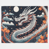 Couverture Polaire night dragon blanket (Devant (Horizontal))