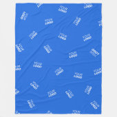 Couverture Polaire N'importe quel logo ou image téléchargée | Motif d (Devant)