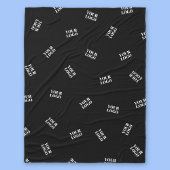 Couverture Polaire N'importe quel logo ou image téléchargée | Motif d