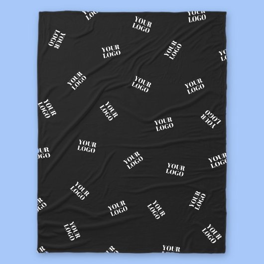 Couverture Polaire N'importe quel logo ou image téléchargée | Motif d