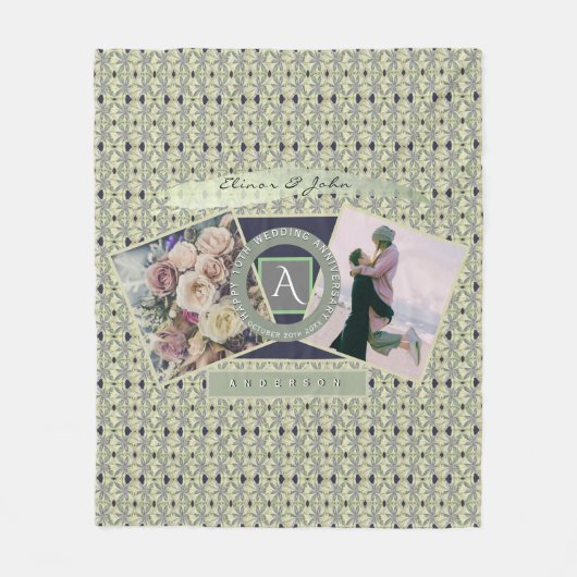 Couverture Polaire N'importe quelle occasion 2Photos Floral Lattice w (Devant)
