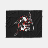 Couverture Polaire Ninja de hockey (Devant (Horizontal))